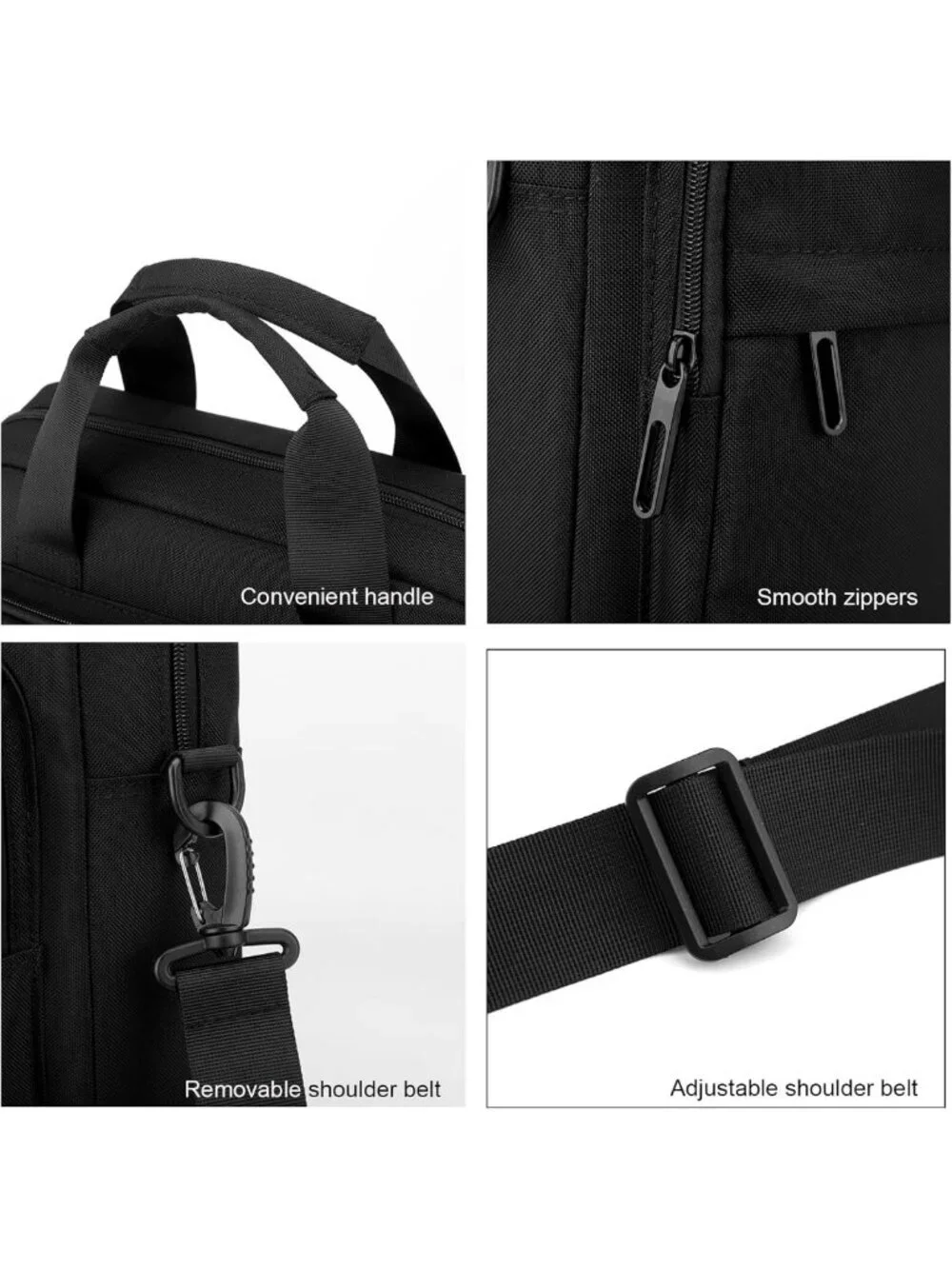 Waterproof 14-Inch Laptop Bag for Men & Women | Lightweight Compact Briefcase